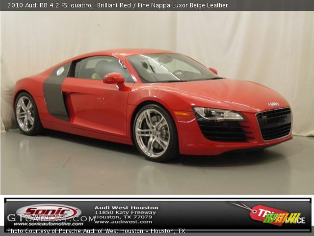 2010 Audi R8 4.2 FSI quattro in Brilliant Red