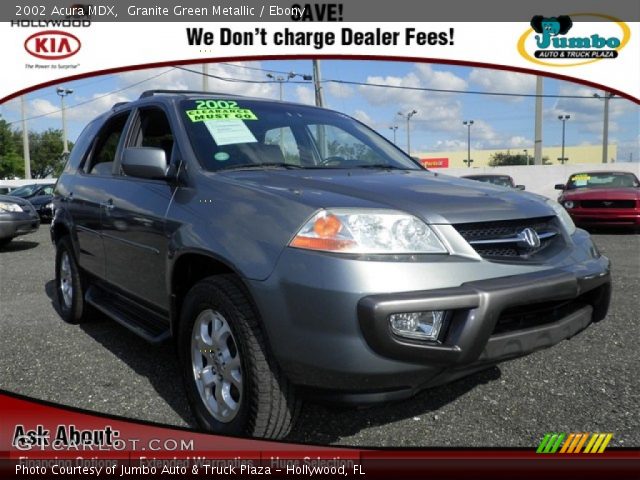 2002 Acura MDX  in Granite Green Metallic