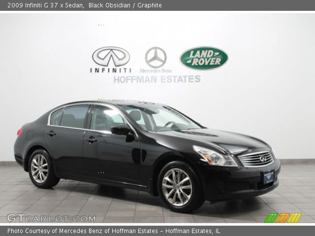 2009 Infiniti G 37 x Sedan in Black Obsidian