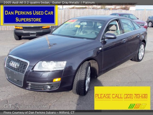 2005 Audi A6 3.2 quattro Sedan in Oyster Gray Metallic