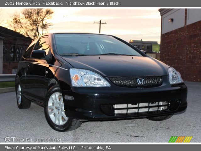 2002 Honda Civic Si Hatchback in Nighthawk Black Pearl