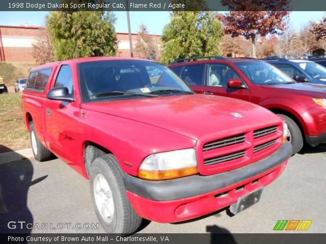 1998 Dodge Dakota Sport Regular Cab in Flame Red