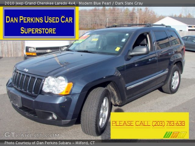 2010 Jeep Grand Cherokee Laredo 4x4 in Modern Blue Pearl