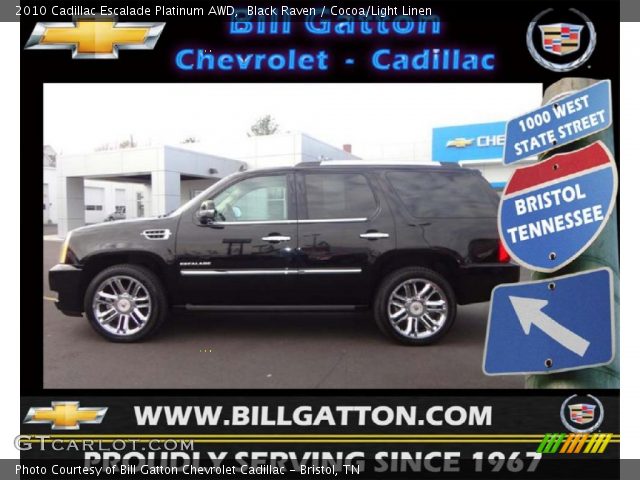 2010 Cadillac Escalade Platinum AWD in Black Raven