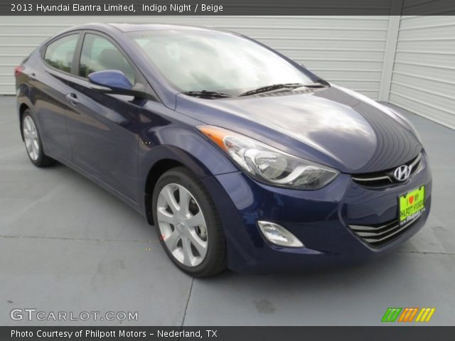 2013 Hyundai Elantra Limited in Indigo Night
