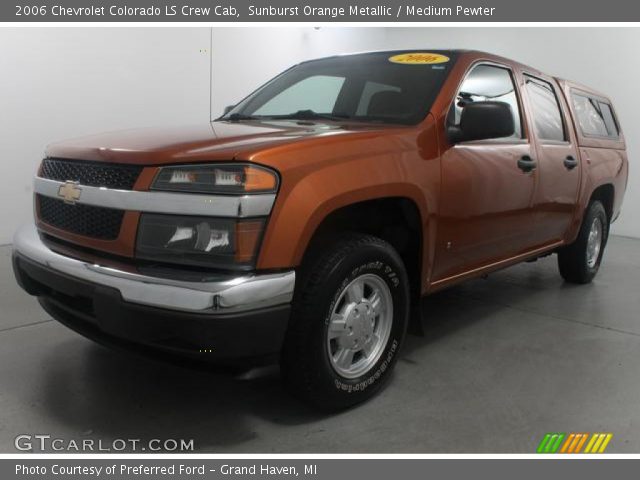 2006 Chevrolet Colorado LS Crew Cab in Sunburst Orange Metallic