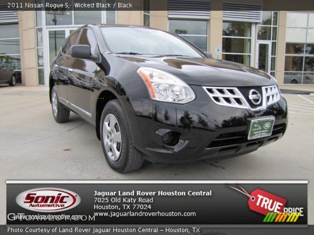 2011 Nissan Rogue S in Wicked Black