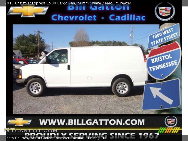 2013 Chevrolet Express 1500 Cargo Van in Summit White