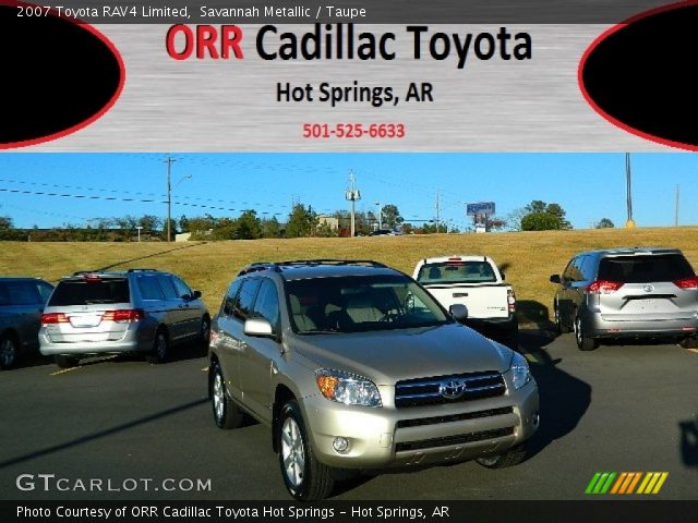 2007 Toyota RAV4 Limited in Savannah Metallic
