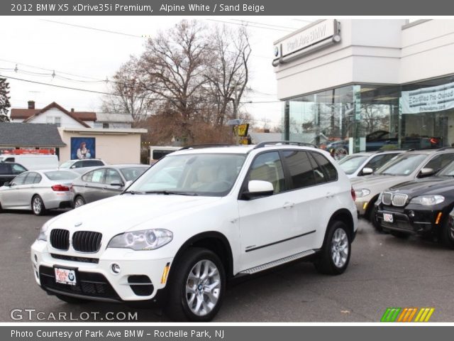 2012 BMW X5 xDrive35i Premium in Alpine White