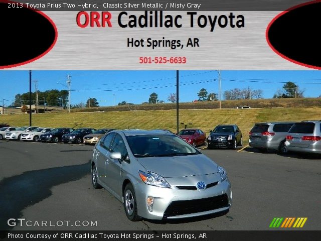 2013 Toyota Prius Two Hybrid in Classic Silver Metallic