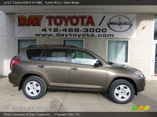 2012 Toyota RAV4 I4 4WD in Pyrite Mica