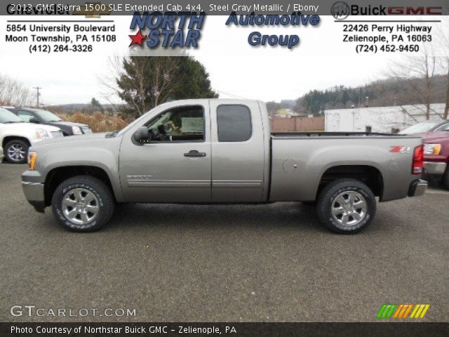 2013 GMC Sierra 1500 SLE Extended Cab 4x4 in Steel Gray Metallic