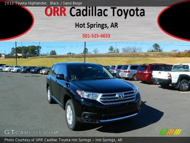 2013 Toyota Highlander  in Black