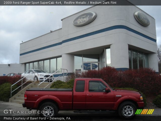 2009 Ford Ranger Sport SuperCab 4x4 in Redfire Metallic