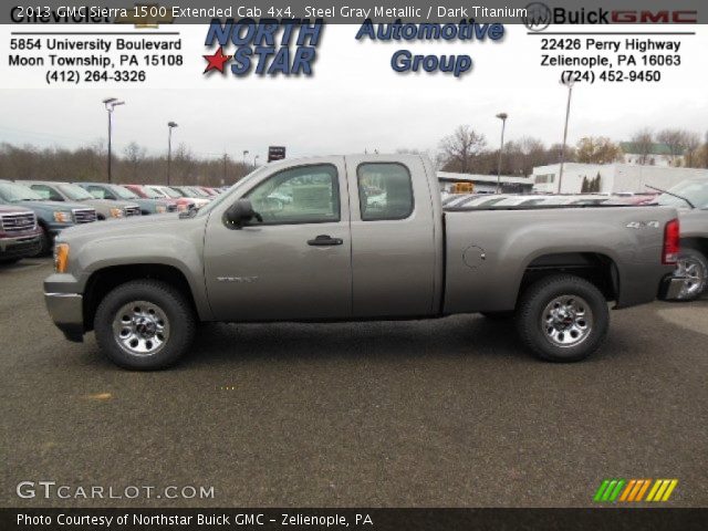 2013 GMC Sierra 1500 Extended Cab 4x4 in Steel Gray Metallic