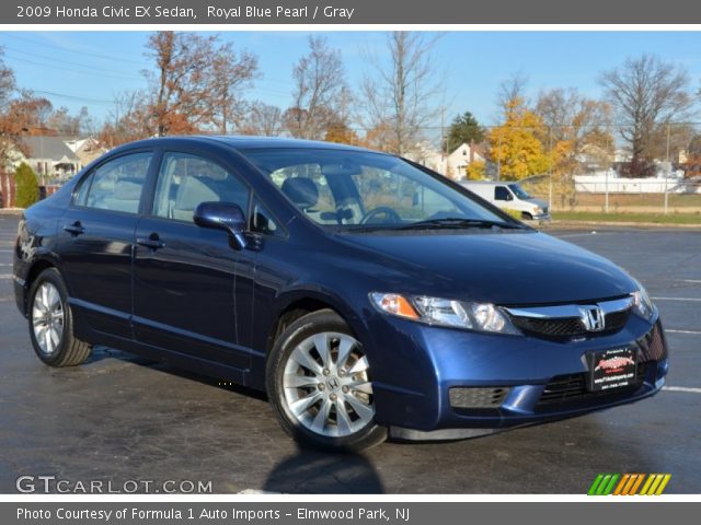2009 Honda Civic EX Sedan in Royal Blue Pearl