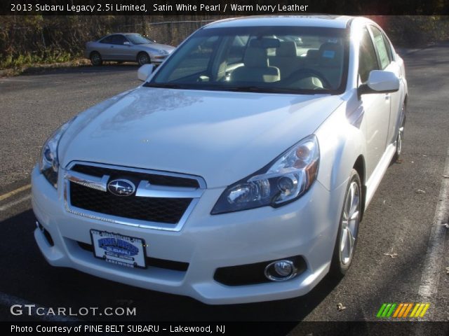 2013 Subaru Legacy 2.5i Limited in Satin White Pearl