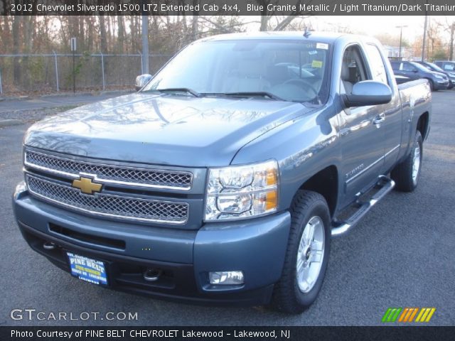 2012 Chevrolet Silverado 1500 LTZ Extended Cab 4x4 in Blue Granite Metallic