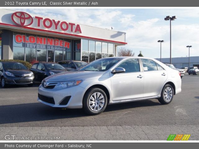 2012 Toyota Camry LE in Classic Silver Metallic