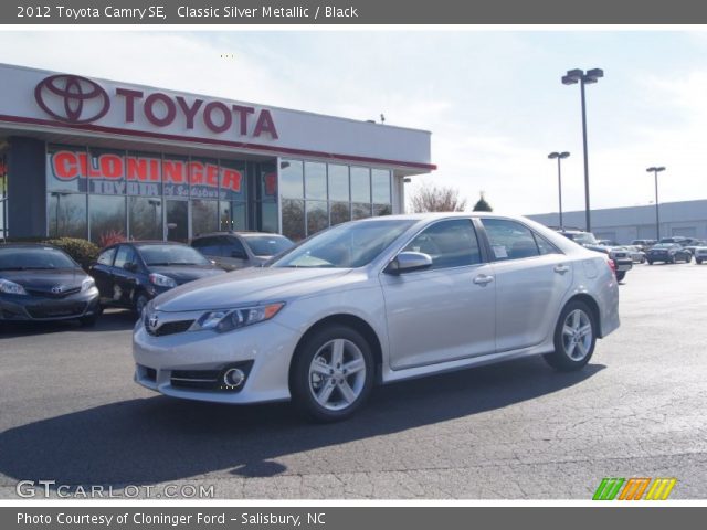 2012 Toyota Camry SE in Classic Silver Metallic