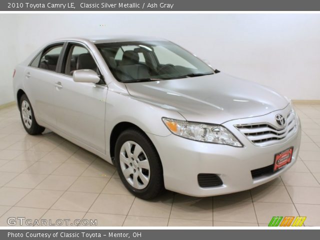 2010 Toyota Camry LE in Classic Silver Metallic