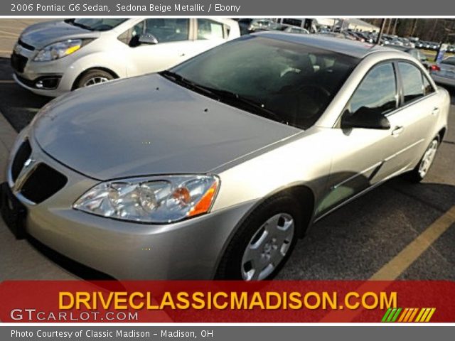 2006 Pontiac G6 Sedan in Sedona Beige Metallic