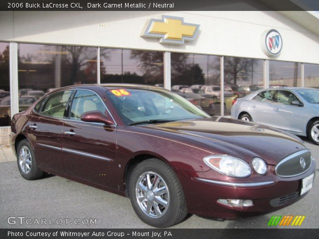 2006 Buick LaCrosse CXL in Dark Garnet Metallic