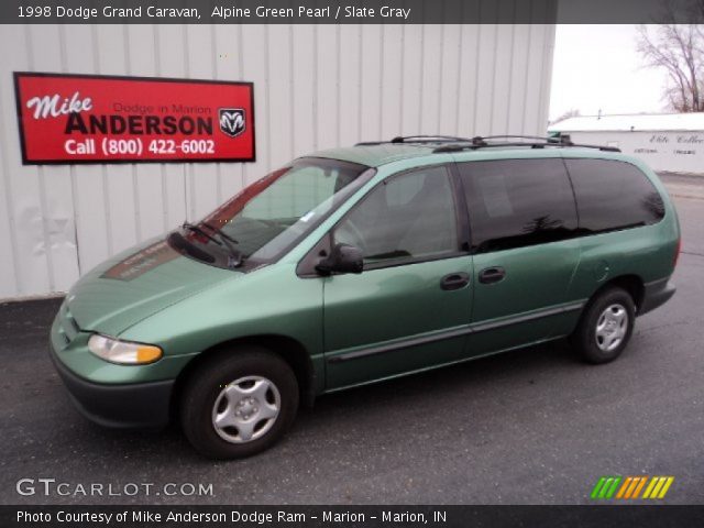 Alpine Green Pearl 1998 Dodge Grand Caravan Slate Gray Interior Gtcarlot Com Vehicle Archive 73910270