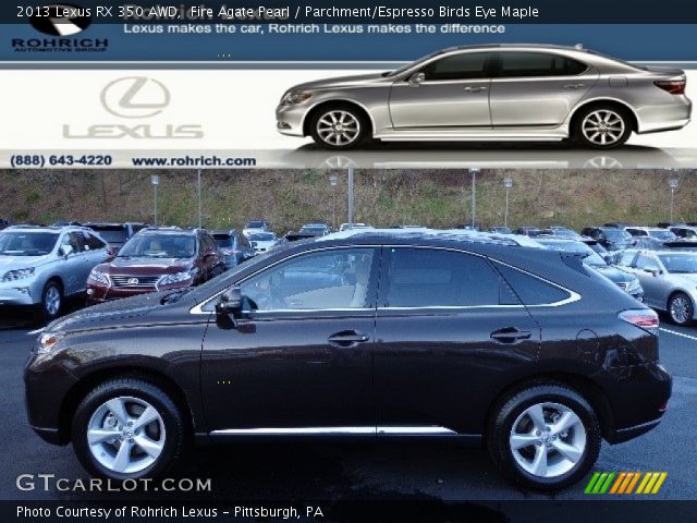 2013 Lexus RX 350 AWD in Fire Agate Pearl