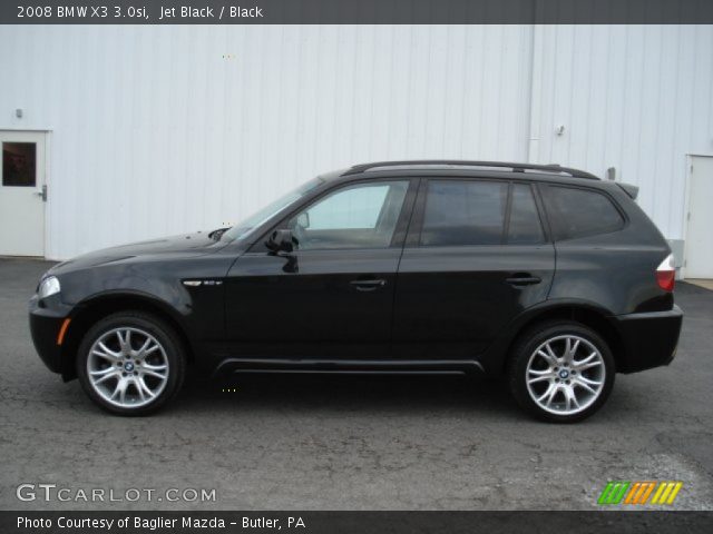 2008 BMW X3 3.0si in Jet Black