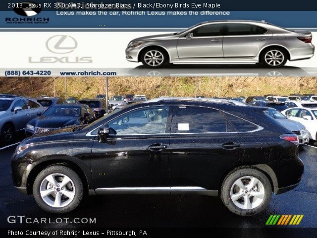 2013 Lexus RX 350 AWD in Stargazer Black