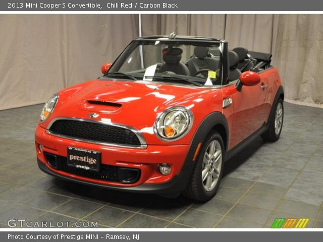 2013 Mini Cooper S Convertible in Chili Red