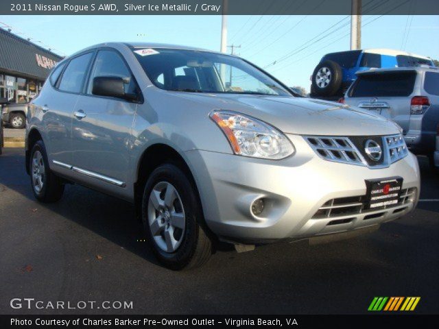 2011 Nissan rogue silver #3