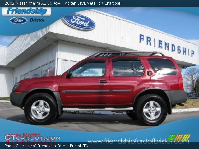 2003 Nissan Xterra XE V6 4x4 in Molten Lava Metallic