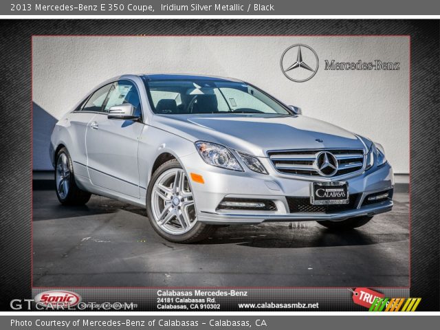 2013 Mercedes-Benz E 350 Coupe in Iridium Silver Metallic