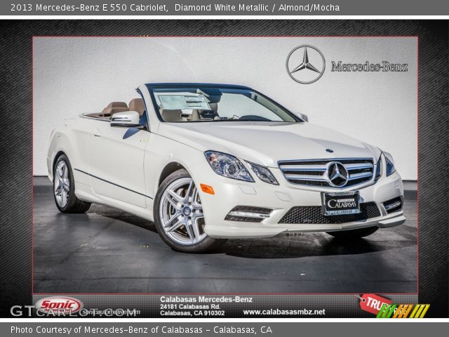 2013 Mercedes-Benz E 550 Cabriolet in Diamond White Metallic