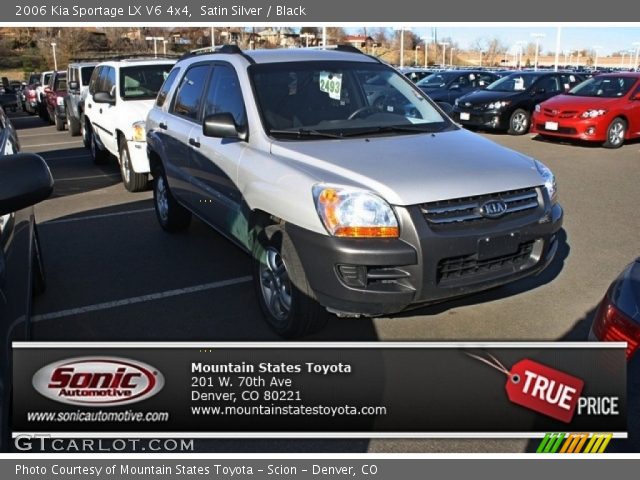 2006 Kia Sportage LX V6 4x4 in Satin Silver