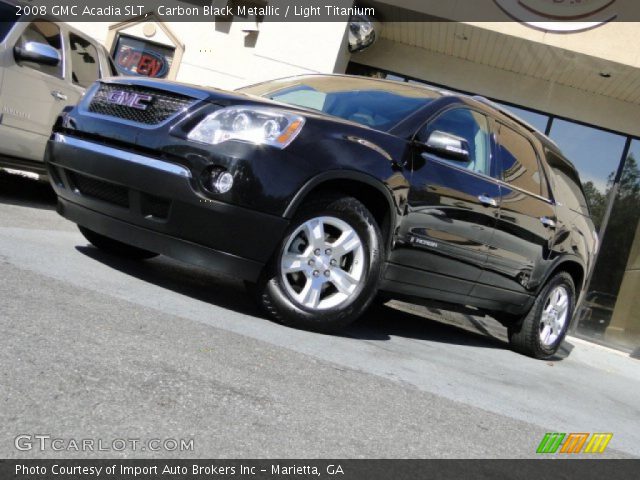 2008 GMC Acadia SLT in Carbon Black Metallic