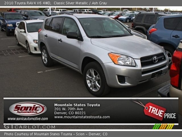 2010 Toyota RAV4 V6 4WD in Classic Silver Metallic