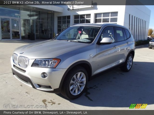 2013 BMW X3 xDrive 28i in Mineral Silver Metallic