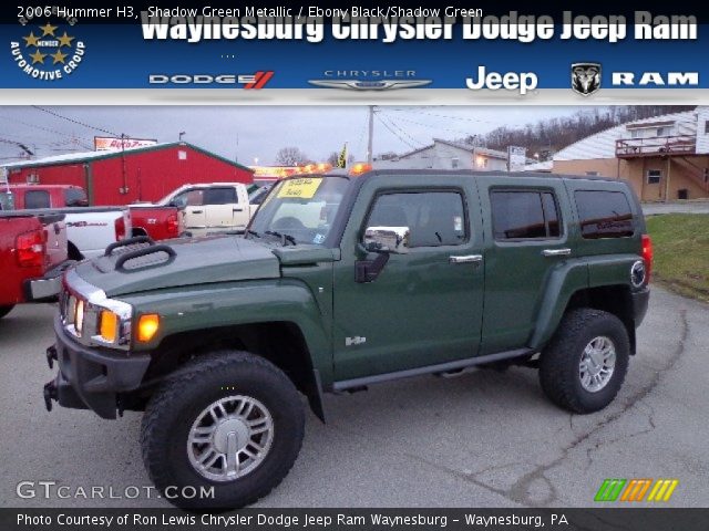 2006 Hummer H3  in Shadow Green Metallic