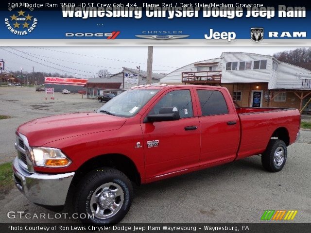 2012 Dodge Ram 3500 HD ST Crew Cab 4x4 in Flame Red