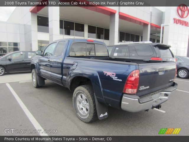 2008 Toyota Tacoma V6 TRD  Access Cab 4x4 in Indigo Ink Pearl