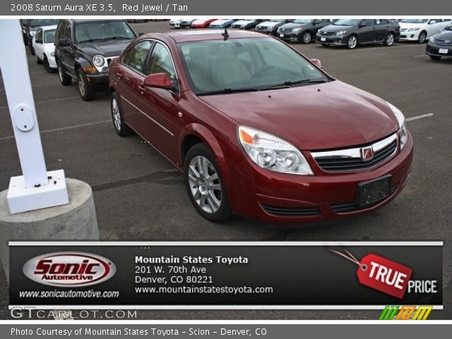 2008 Saturn Aura XE 3.5 in Red Jewel