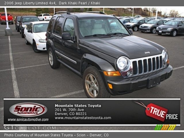 2006 Jeep Liberty Limited 4x4 in Dark Khaki Pearl
