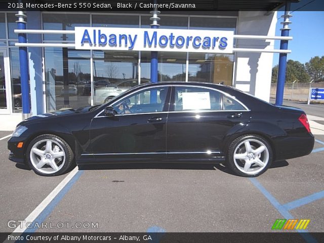 2013 Mercedes-Benz S 550 Sedan in Black