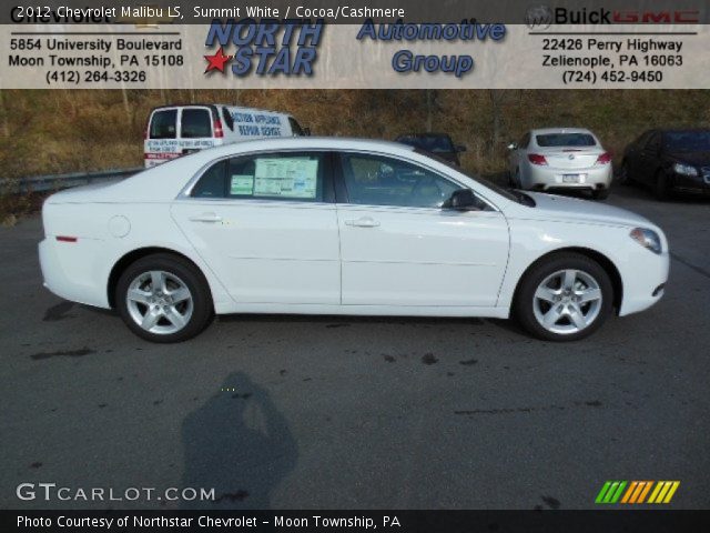 2012 Chevrolet Malibu LS in Summit White