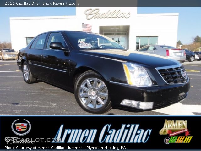 2011 Cadillac DTS  in Black Raven