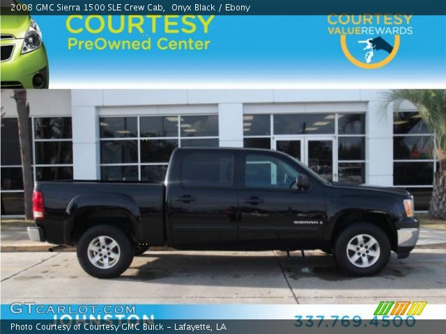 2008 GMC Sierra 1500 SLE Crew Cab in Onyx Black